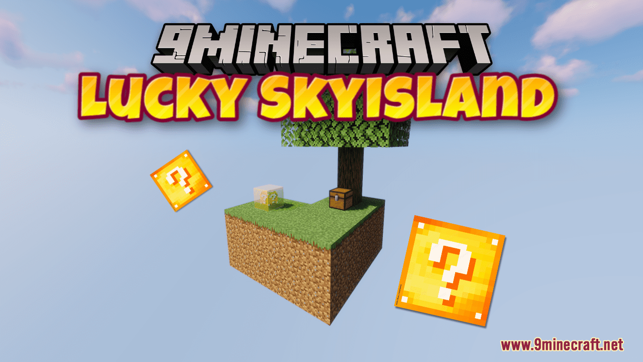 Lucky SkyIsland Map (1.21.1, 1.20.1) - How Lucky Are You? 1