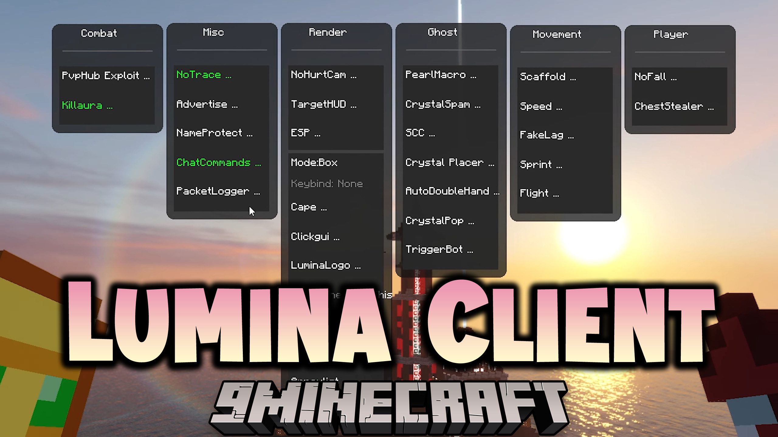 Lumina Client Mod (1.20.1, 1.19.4) - Powerful Ghost Client 1