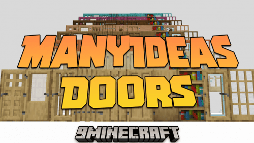 ManyIdeas Doors Mod (1.21.1, 1.20.1) – Ultimate Door Mod For Creative Builders Thumbnail