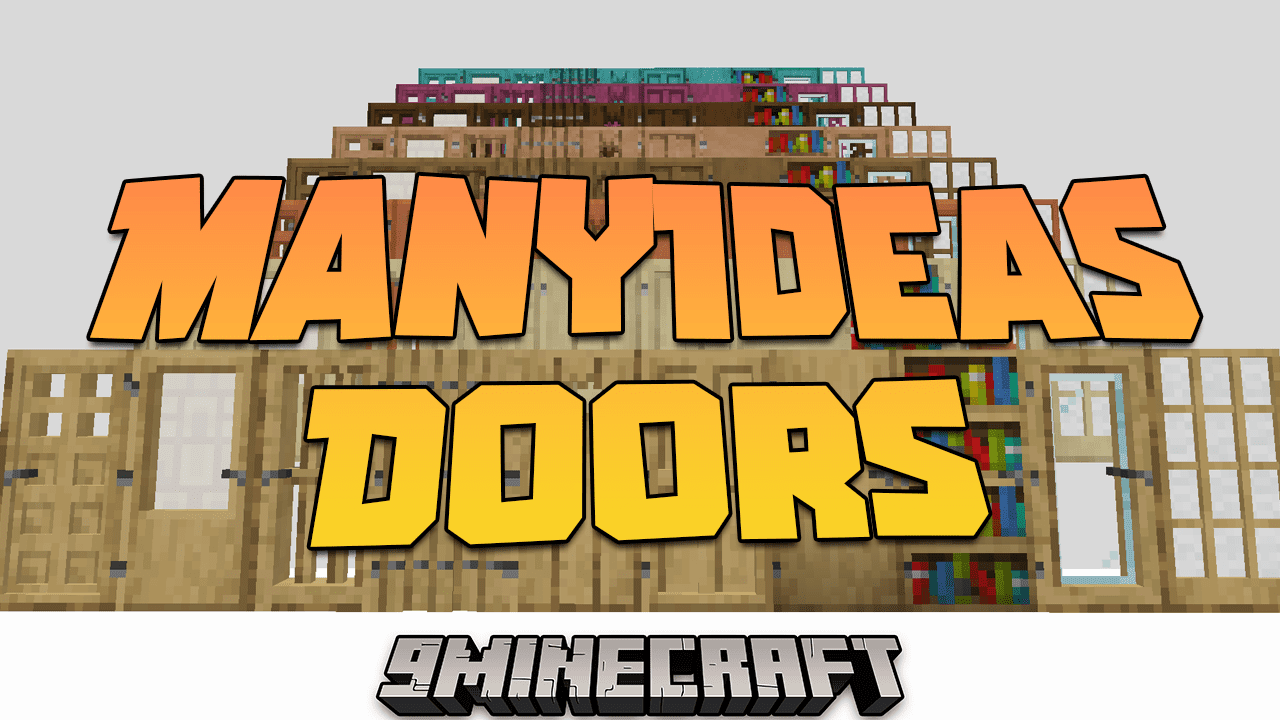 ManyIdeas Doors Mod (1.20.4, 1.19.4) - Ultimate Door Mod For Creative Builders 1