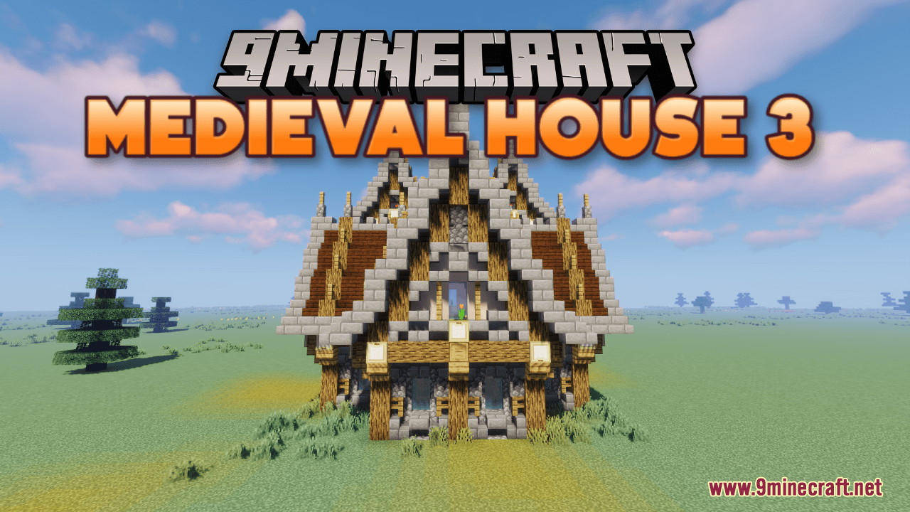 Medieval House 3 Map (1.21.1, 1.20.1) - Timeless Architectural Treasure 1