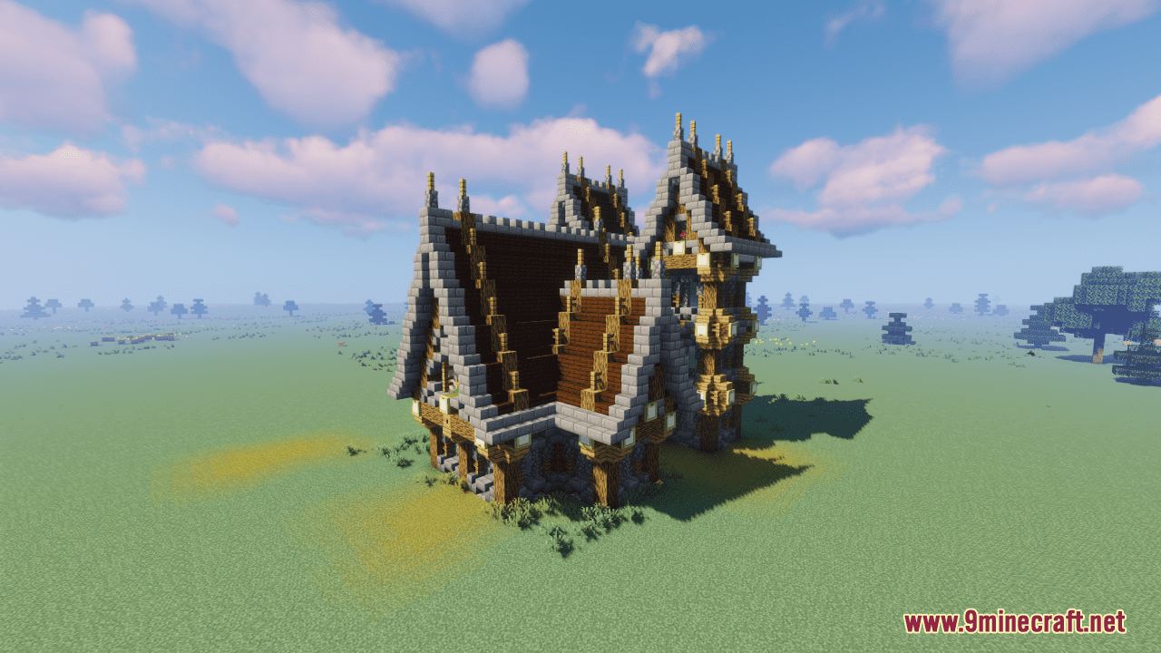 Medieval House 3 Map (1.21.1, 1.20.1) - Timeless Architectural Treasure 7