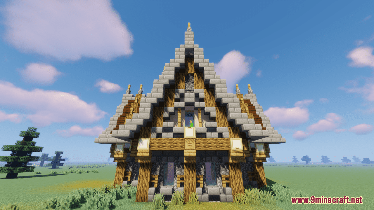 Medieval House 3 Map (1.21.1, 1.20.1) - Timeless Architectural Treasure 8