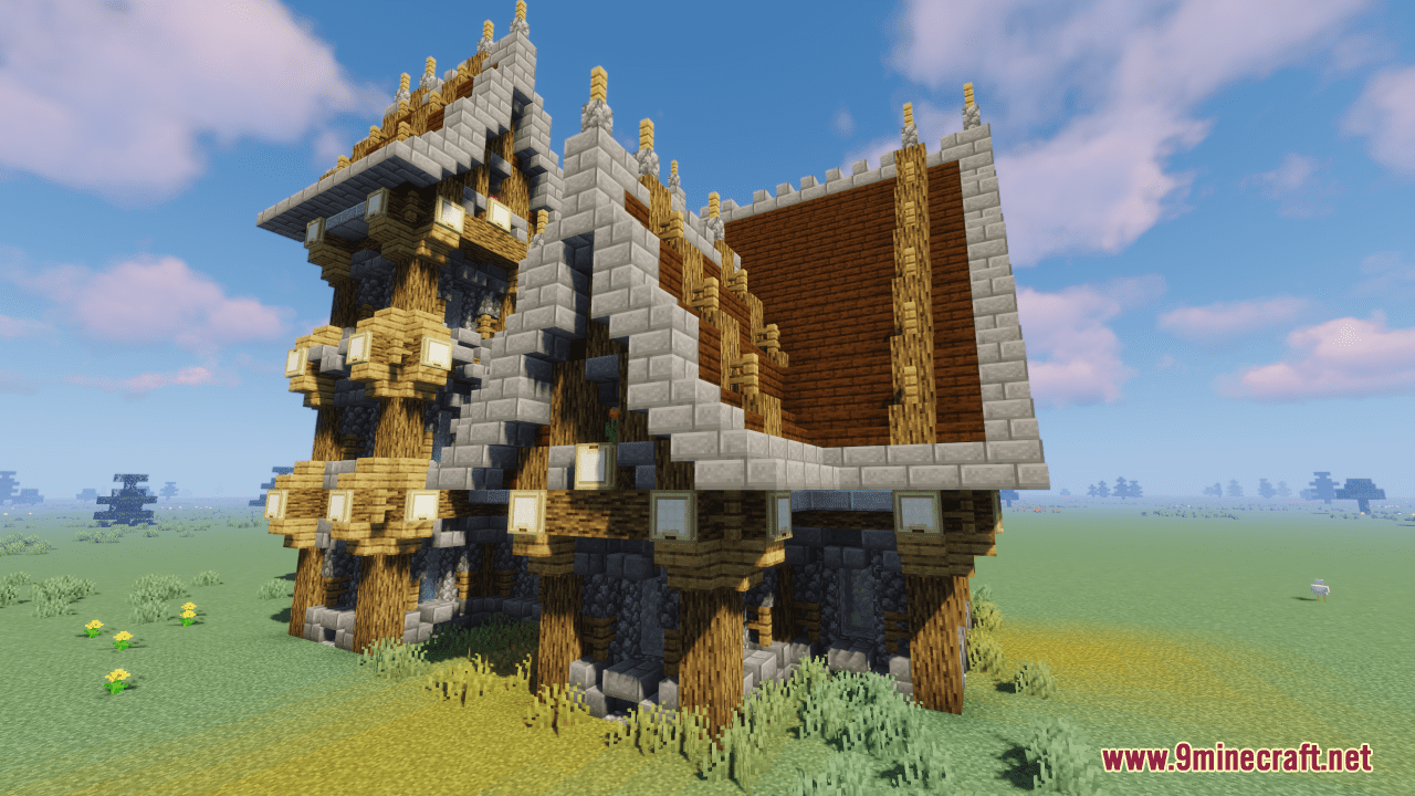 Medieval House 3 Map (1.21.1, 1.20.1) - Timeless Architectural Treasure 9