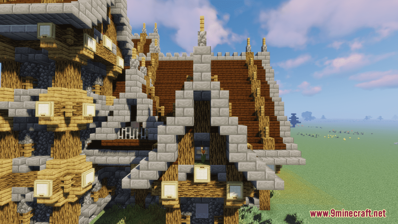 Medieval House 3 Map (1.21.1, 1.20.1) - Timeless Architectural Treasure 10