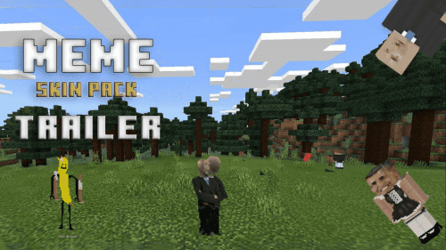 Memer’s Skin Pack (1.20, 1.19) – MCPE/Bedrock Thumbnail