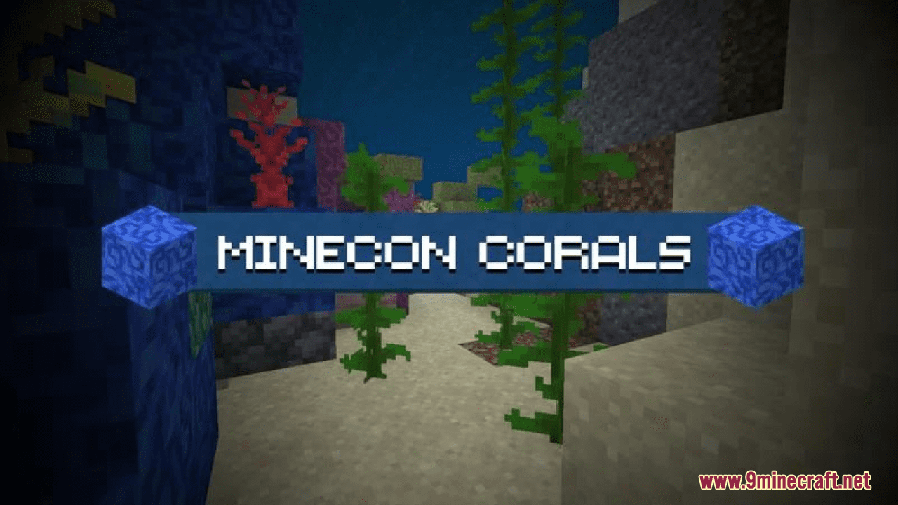 Minecon Corals Resource Pack (1.20.6, 1.20.1) - Texture Pack 1