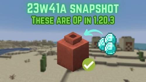 Minecraft 1.20.3 Snapshot 23w41a – Storage Pots Thumbnail