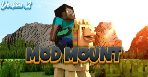 Mod Mount Addon (1.20, 1.19) – MCPE/Bedrock Mod Thumbnail