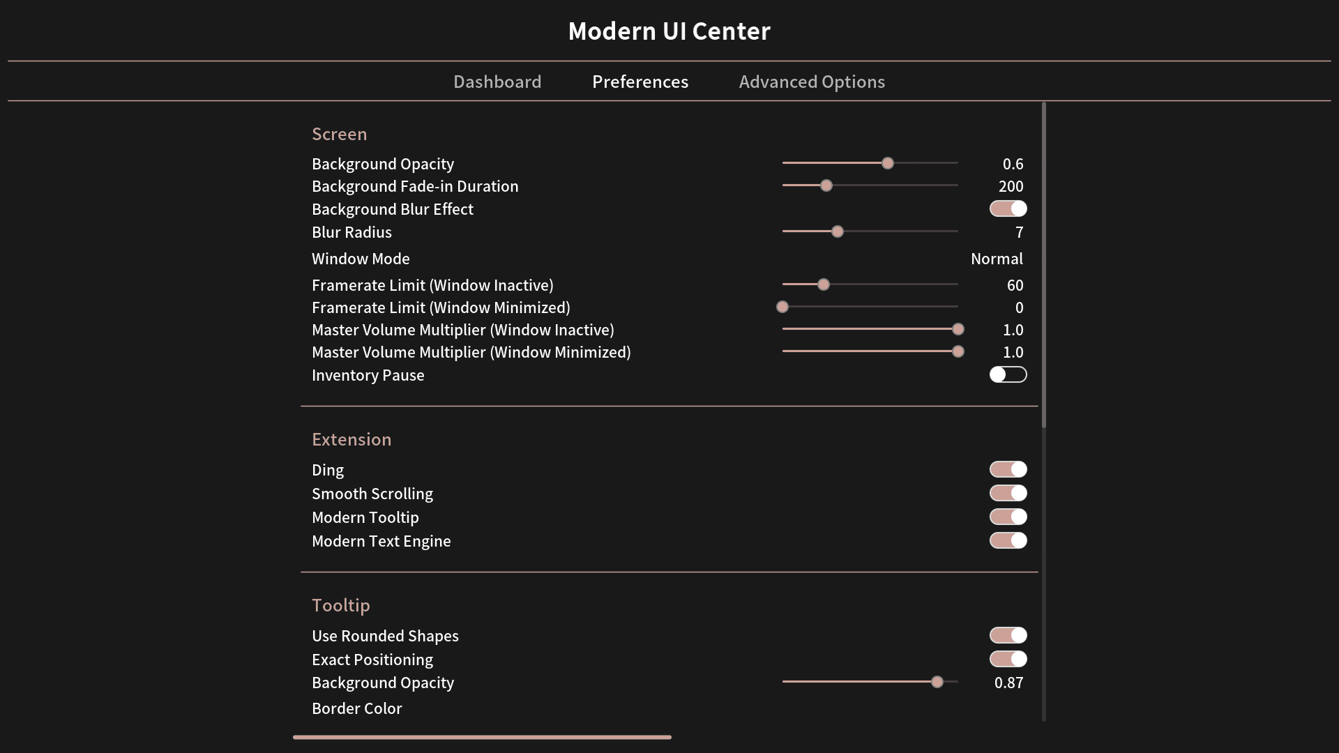 Modern UI Mod (1.20.4, 1.19.4) - New Clean & Configurable UI 6