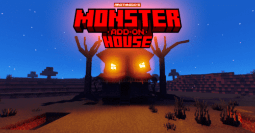 Monster House Addon (1.20) – MCPE/Bedrock Mod Thumbnail