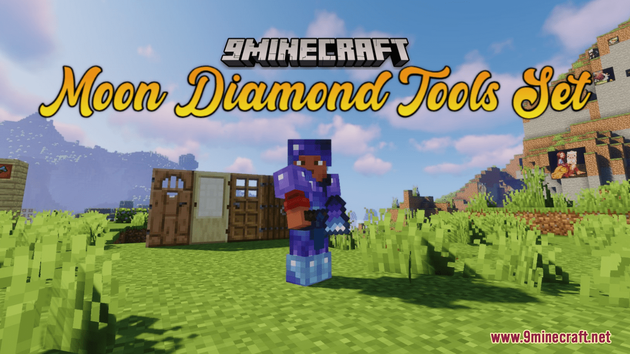 Moon Diamond Tools Set Resource Pack (1.20.6, 1.20.1) - Texture Pack 1