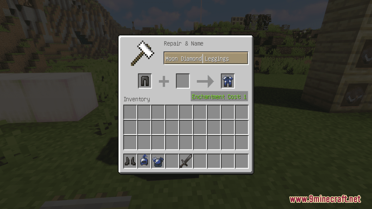 Moon Diamond Tools Set Resource Pack (1.20.6, 1.20.1) - Texture Pack 4