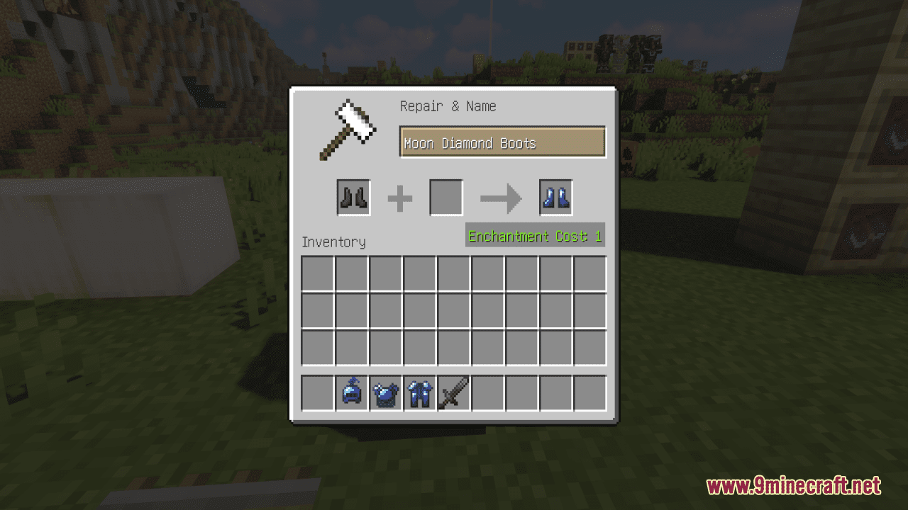 Moon Diamond Tools Set Resource Pack (1.20.6, 1.20.1) - Texture Pack 5