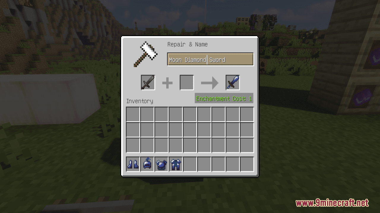 Moon Diamond Tools Set Resource Pack (1.20.6, 1.20.1) - Texture Pack 6