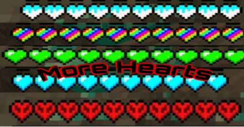 More Hearts Texture Pack (1.20, 1.19) – MCPE/Bedrock Thumbnail