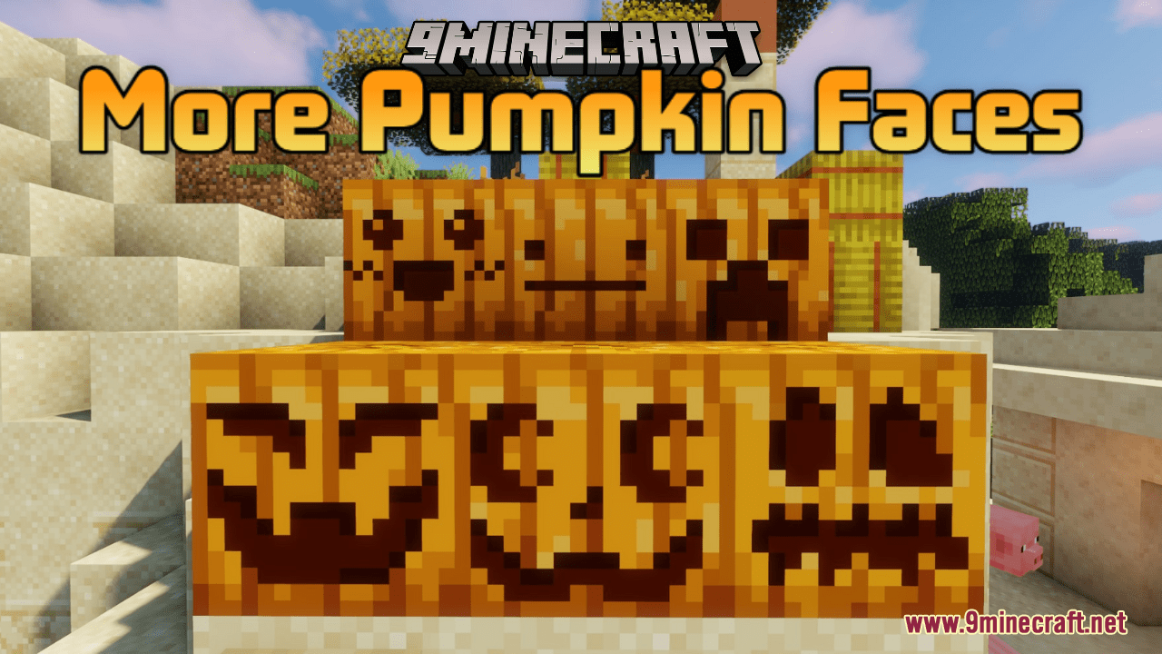 More Pumpkin Faces Resource Pack (1.20.6, 1.20.1) - Texture Pack 1