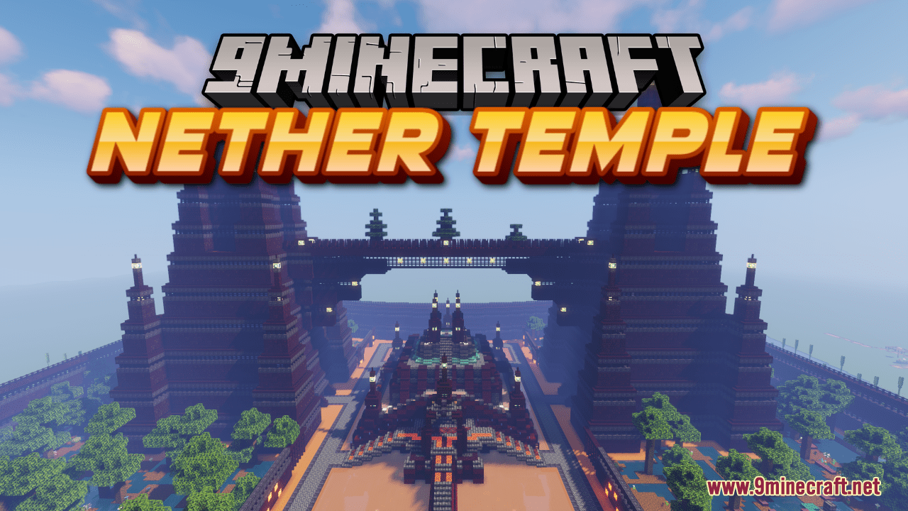 Nether Temple Map (1.21.1, 1.20.1) - Temple of The Wind 1