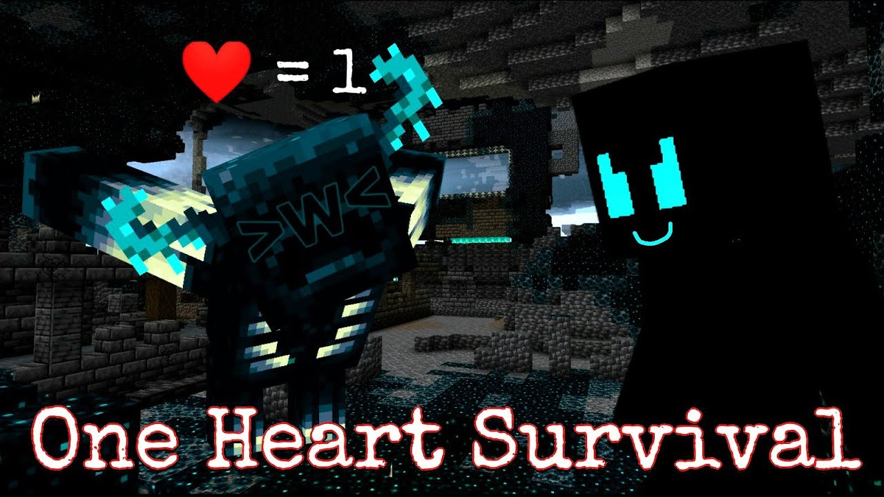 One Heart Survival Addon (1.20) - MCPE/Bedrock Hardcore Mod 1