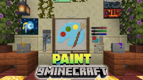 Paint Data Pack (1.20.2, 1.19.4) – Unleash Your Creativity With Custom Paintings In Minecraft! Thumbnail