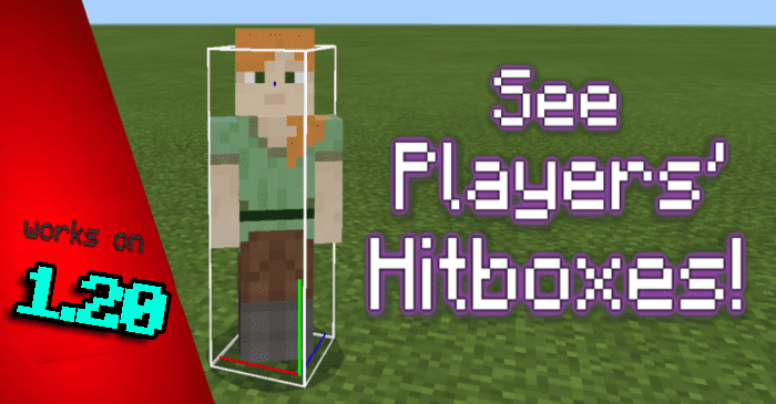 Player Hitbox Display Texture Pack (1.20, 1.19) - Works Through Walls 1