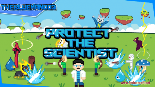 Protect the Scientist Map (1.21.1, 1.20.1) – Tower Defense Adventure Thumbnail