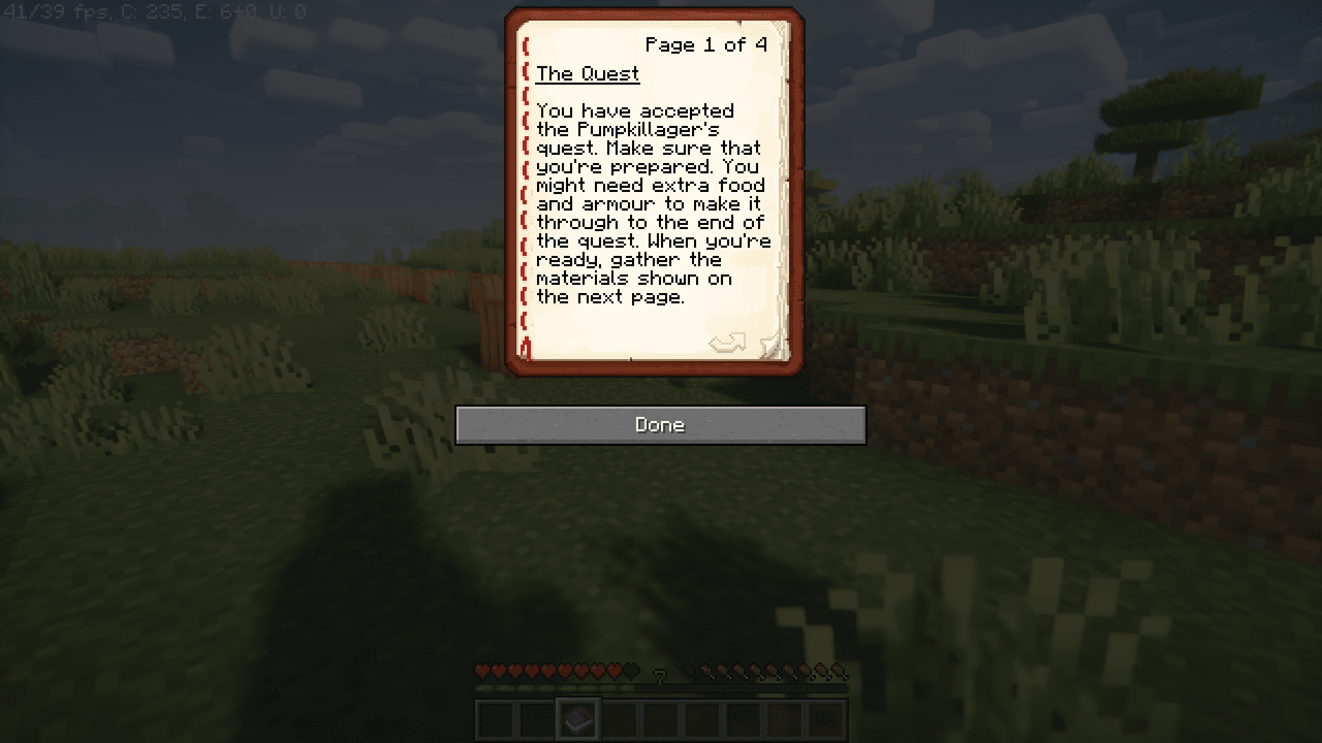 Pumpkillager's Quest Mod (1.20.4, 1.19.4) - New Questline 5