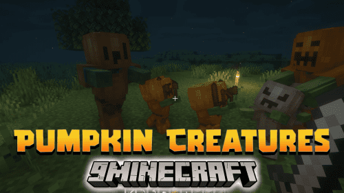 Pumpkin Creatures Data Pack (1.20.2, 1.19.4) – Crafting Halloween Magic In Minecraft! Thumbnail