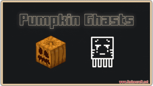 Pumpkin Ghasts Resource Pack (1.20.6, 1.20.1) – Texture Pack Thumbnail