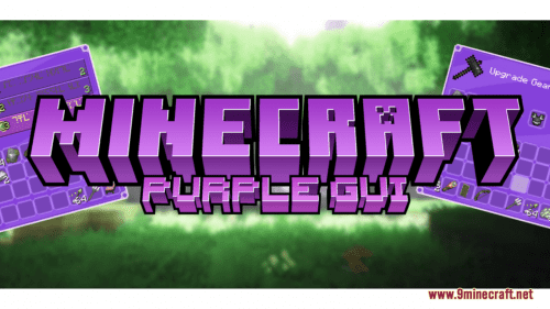 Purple GUI Resource Pack (1.20.4, 1.19.2) – Texture Pack Thumbnail