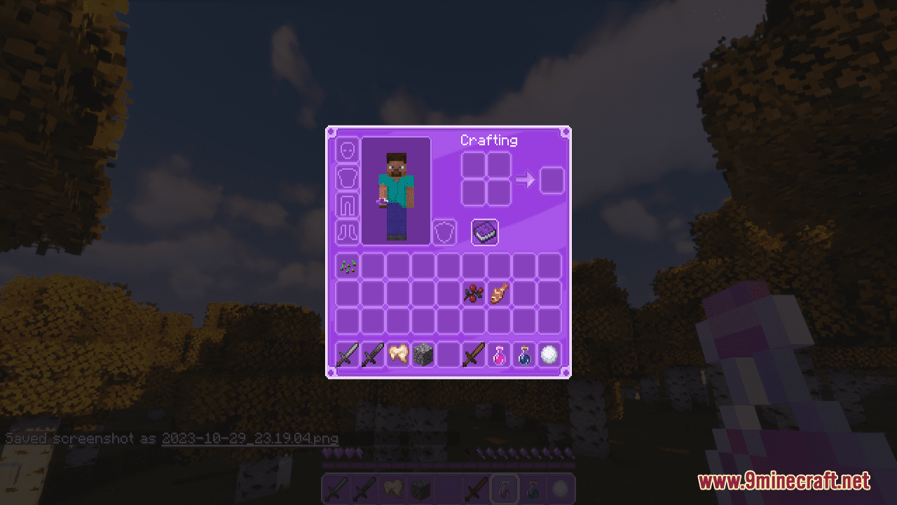 Purple GUI Resource Pack (1.20.6, 1.20.1) - Texture Pack 11
