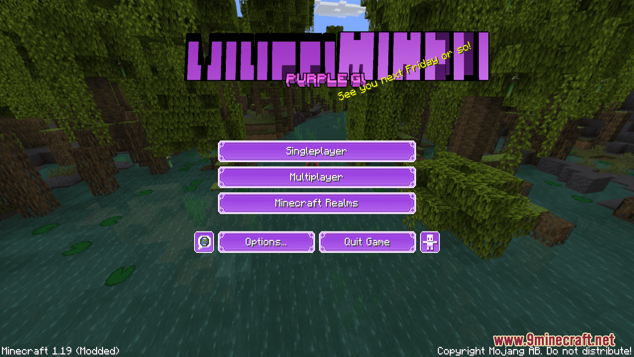 Purple GUI Resource Pack (1.20.6, 1.20.1) - Texture Pack 3