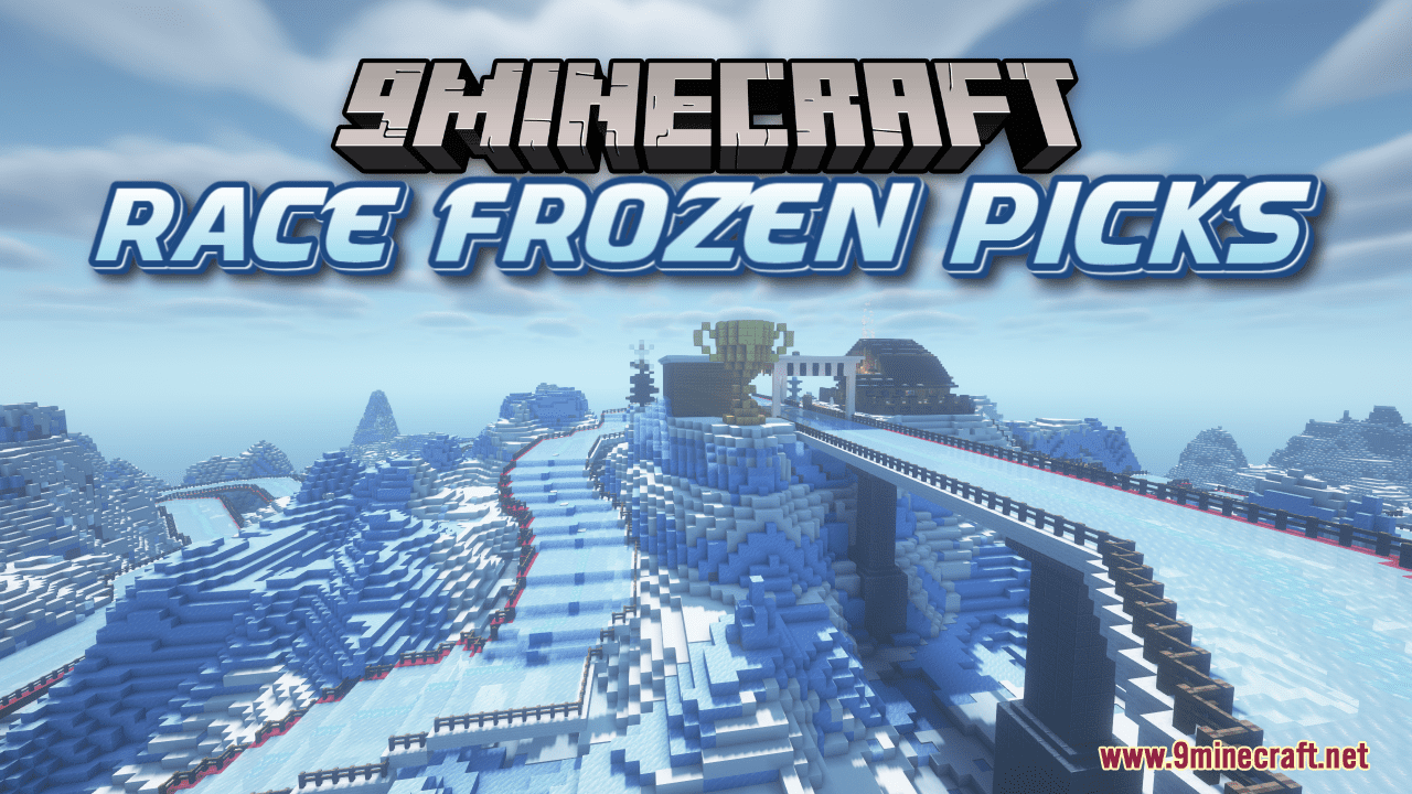 Race Frozen Picks Map (1.21.1, 1.20.1) - Navigate the Wintry Challenge 1