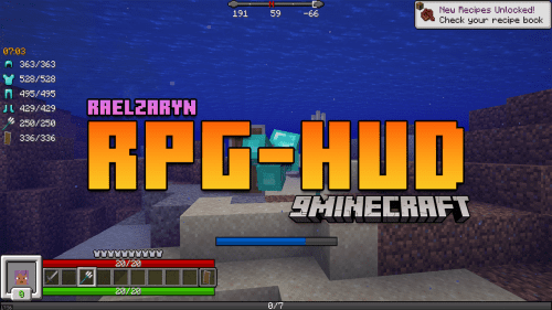 RPG-Hud Mod (1.20.2, 1.19.4) – Minecraft RPG Style Thumbnail