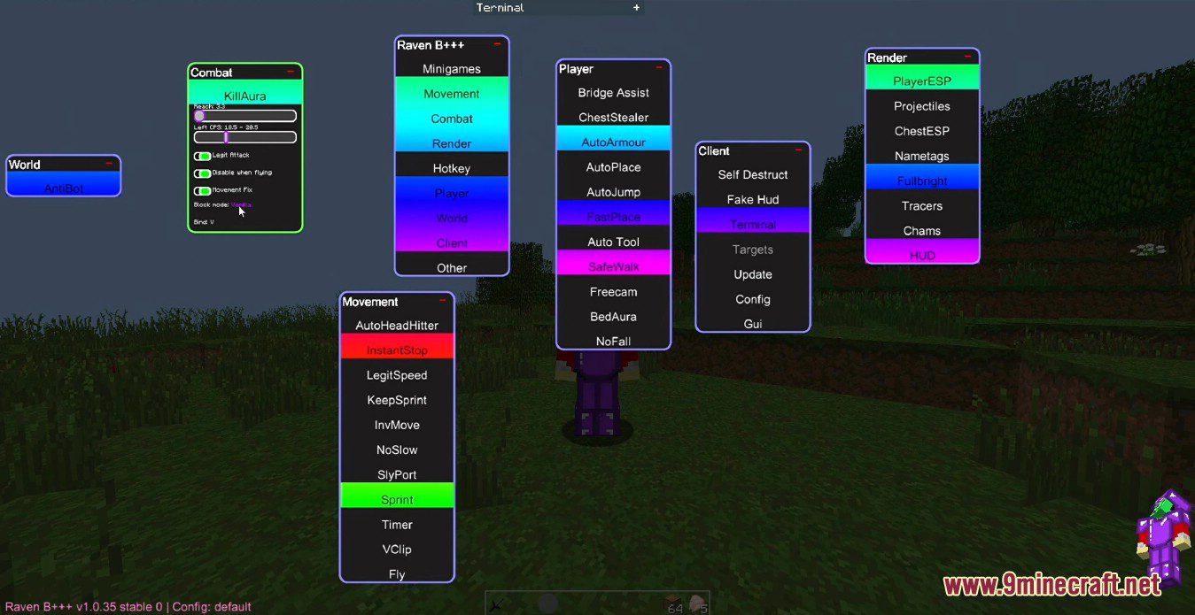Raven B+++ Client (1.8.9) - Insane Free Hypixel Client 3