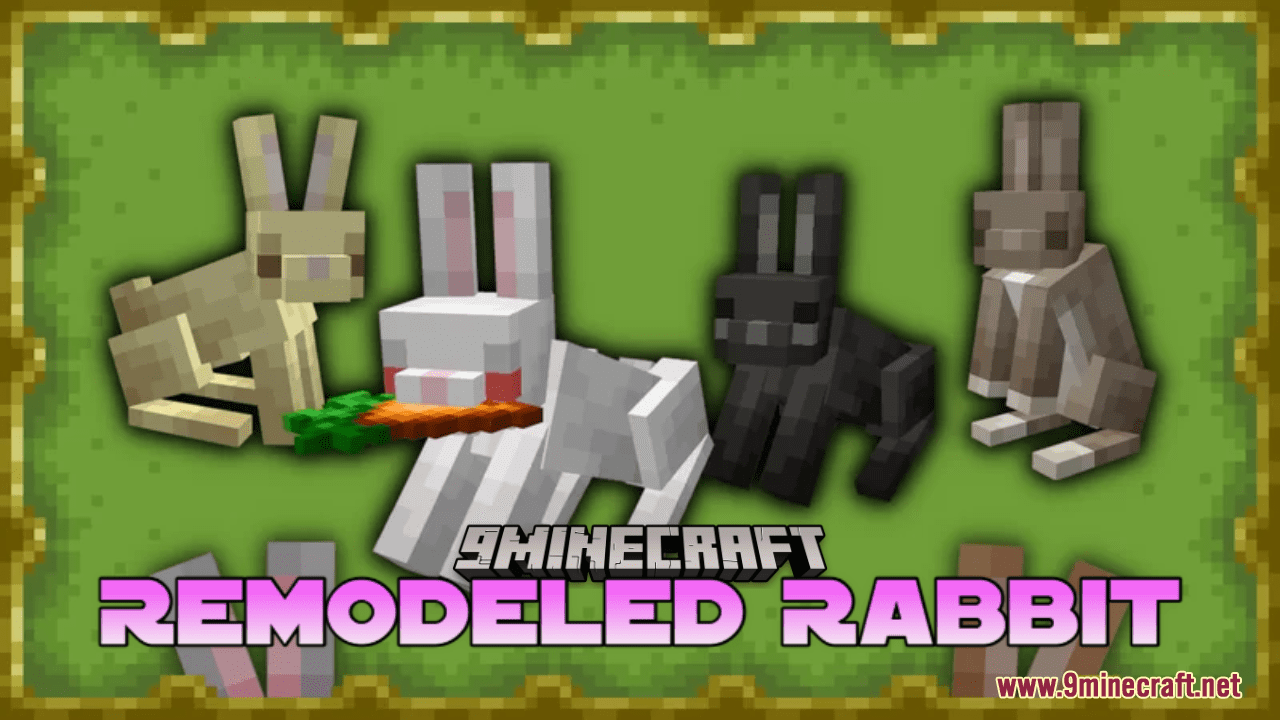 Remodeled Rabbit Resource Pack (1.20.6, 1.20.1) - Texture Pack 1