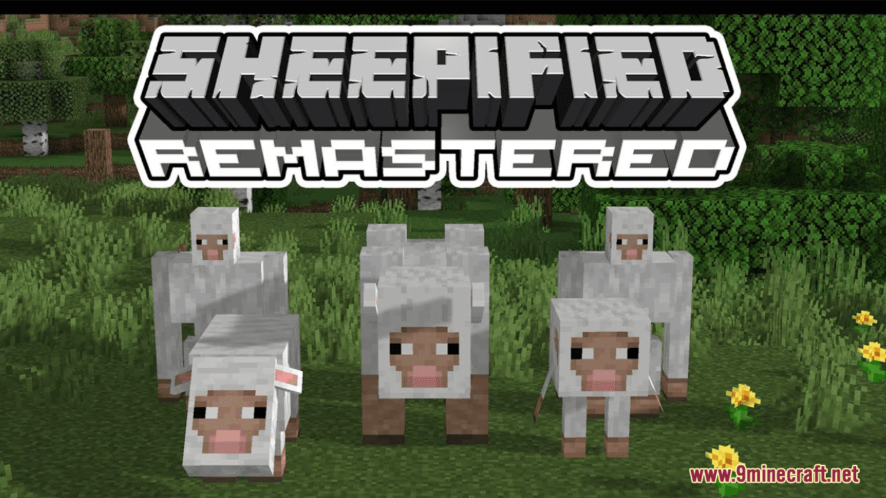 Sheepified Remastered Resource Pack (1.20.6, 1.20.1) - Texture Pack 1