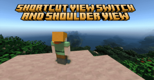 Shortcut View Switch & Shoulder View Addon (1.20) – MCPE/Bedrock Mod Thumbnail