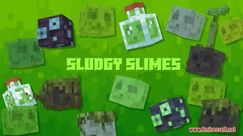 Sludgy Slimes Resource Pack (1.20.6, 1.20.1) – Texture Pack Thumbnail