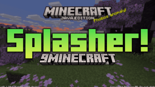 Splasher! Mod (1.21.1, 1.20.1) – Splash of Personality, How Splasher Mod Elevates Minecraft!!! Thumbnail