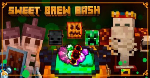 Sweet Brew Bash Addon (1.20, 1.19) – MCPE/Bedrock Mod Thumbnail