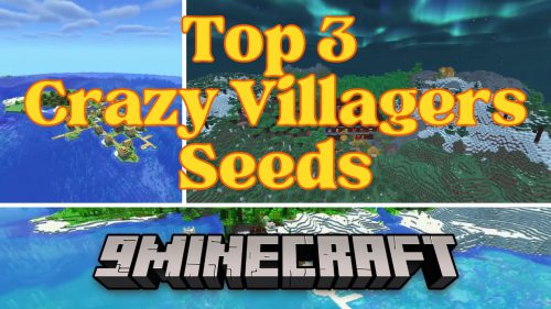 Top 3 Crazy Villagers Seeds For Minecraft (1.20.6, 1.20.1) – Java/Bedrock Edition Thumbnail