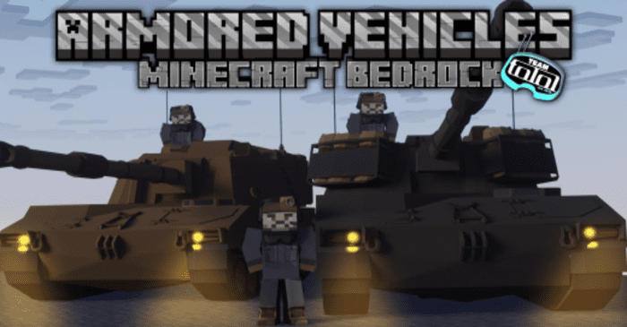 TT Armored Vehicles Addon (1.20) - MCPE/Bedrock Mod 1