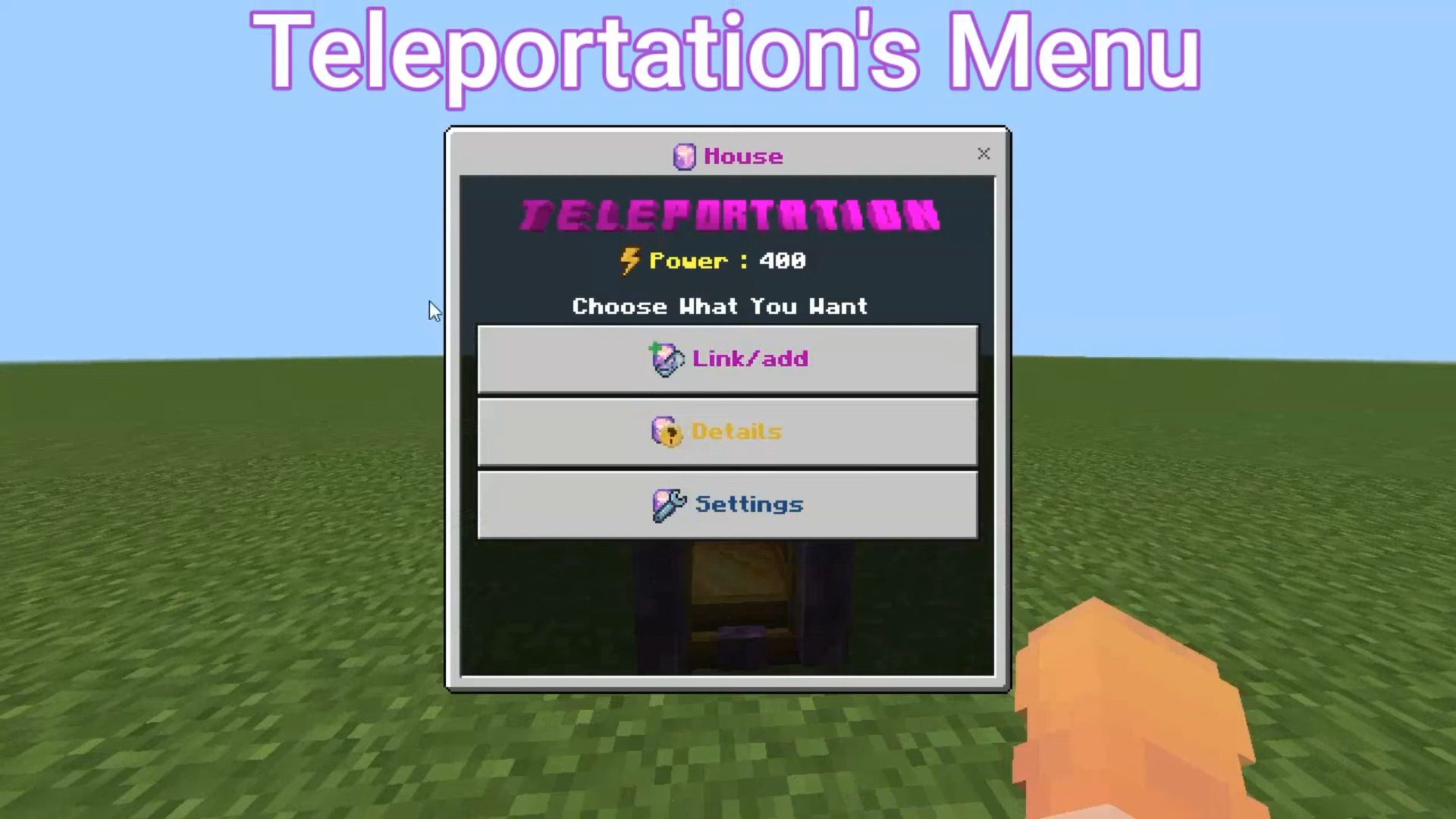 Teleportation Addon (1.20) - MCPE/Bedrock Mod 13