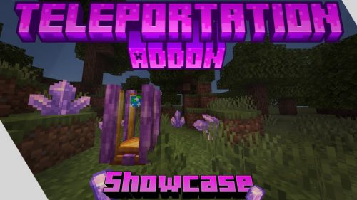 Teleportation Addon (1.20) – MCPE/Bedrock Mod Thumbnail