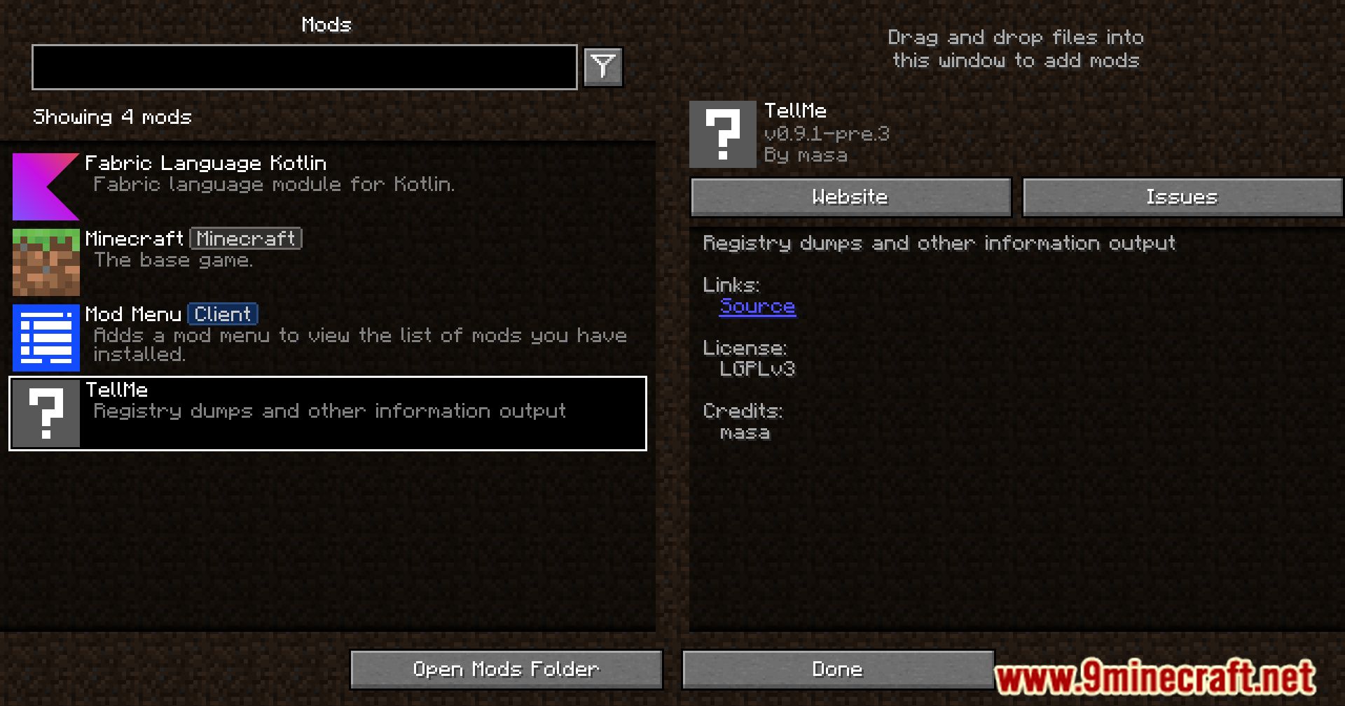 Tell Me Mod (1.20.4, 1.19.4) - A Powerful Informational Tool 2