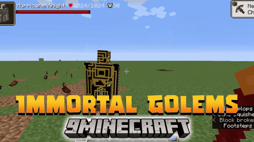 The Immortal Golems Data Pack (1.20.2, 1.19.4) – Unleash The Immortal Power! Thumbnail