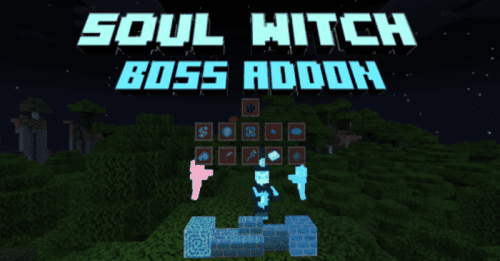 Soul Witch Boss Addon (1.20) – MCPE/Bedrock Mod Thumbnail