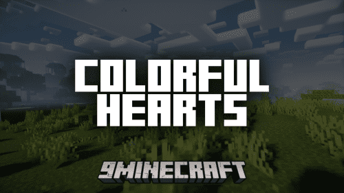 Colorful Hearts Mod (1.21.1, 1.20.1) – New Heart Renderer Thumbnail