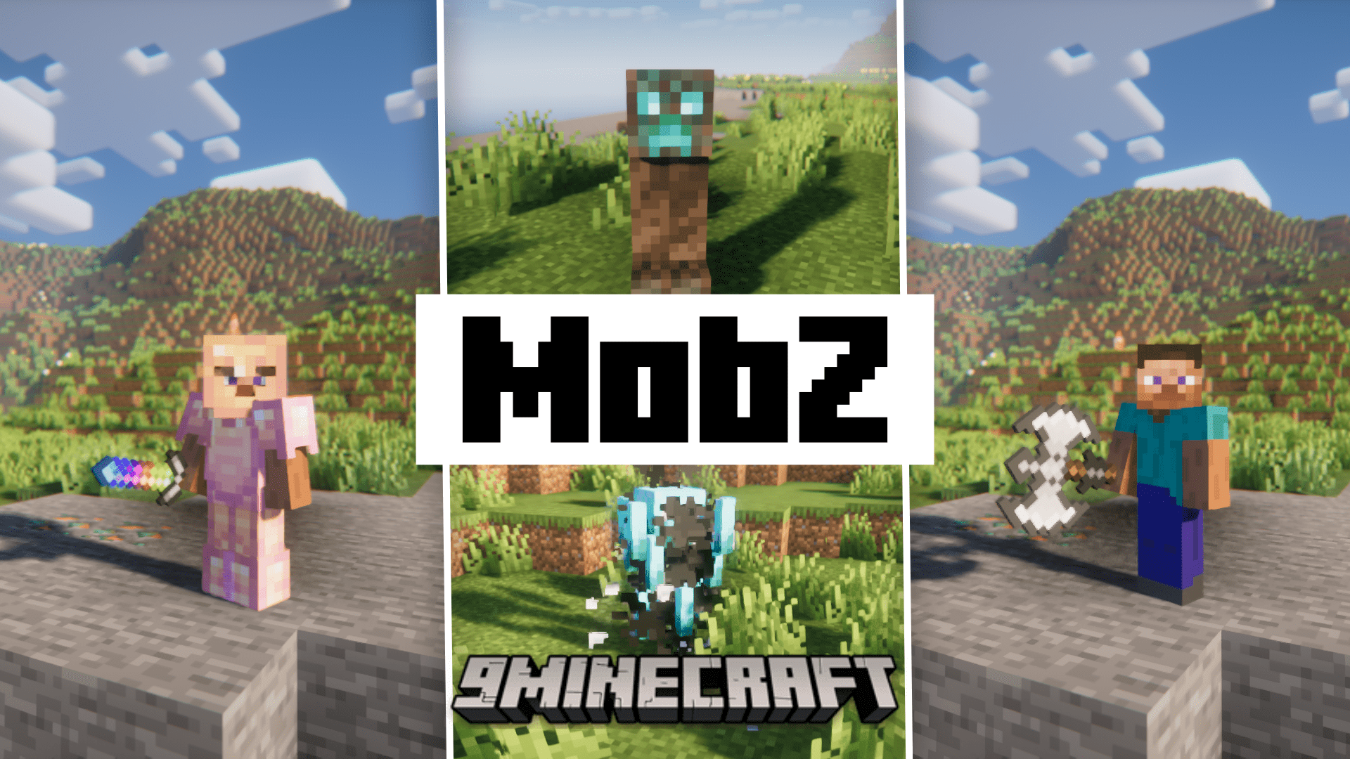 MobZ Mod (1.20.2, 1.19.2) - Harder Monsters to Deal With! 1